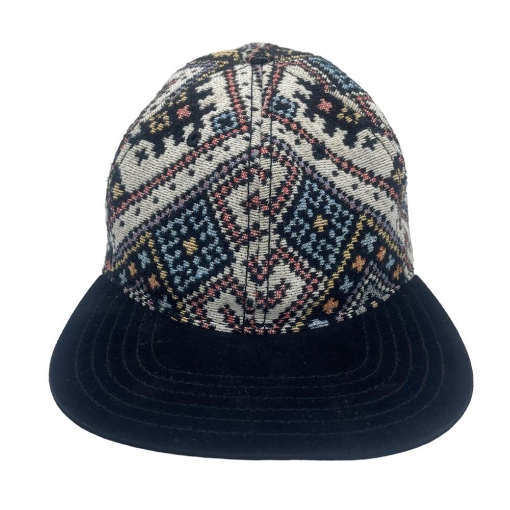 ArtClass Hat Woven Pattern Crochet Style Tribal Snapback Cap