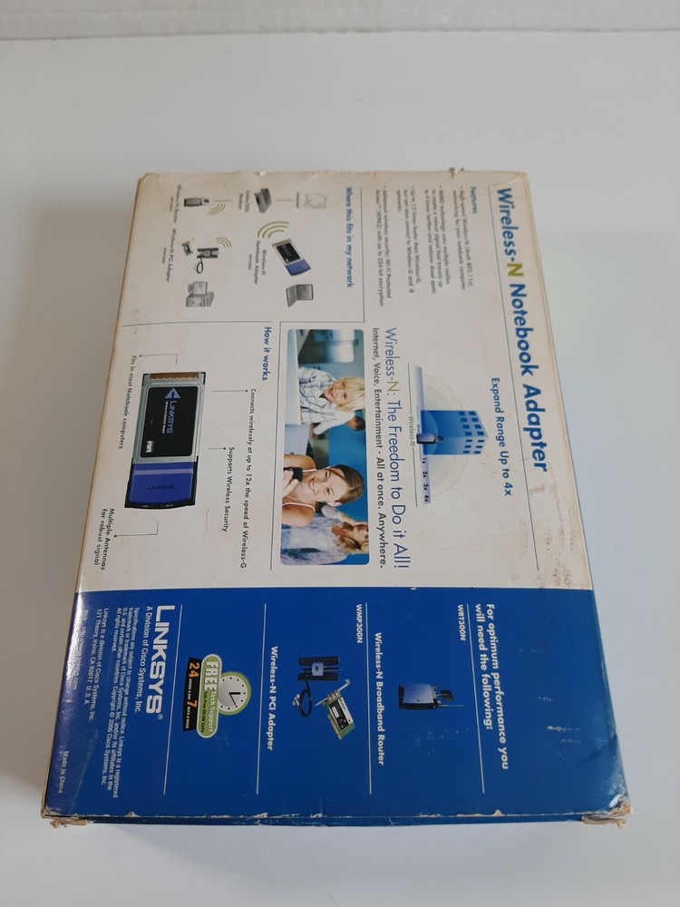 Linksys Wireless-N Notebook Adaptor Windows XP WPC300N