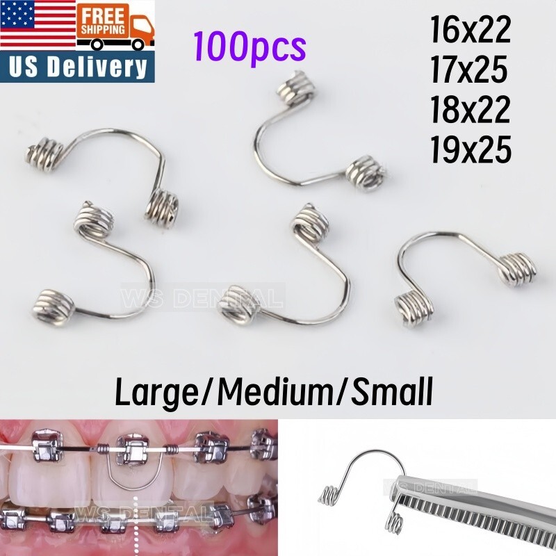 Dental Orthodontic Torquing Torque Spring Rectangular Single Anterior Teeth wire