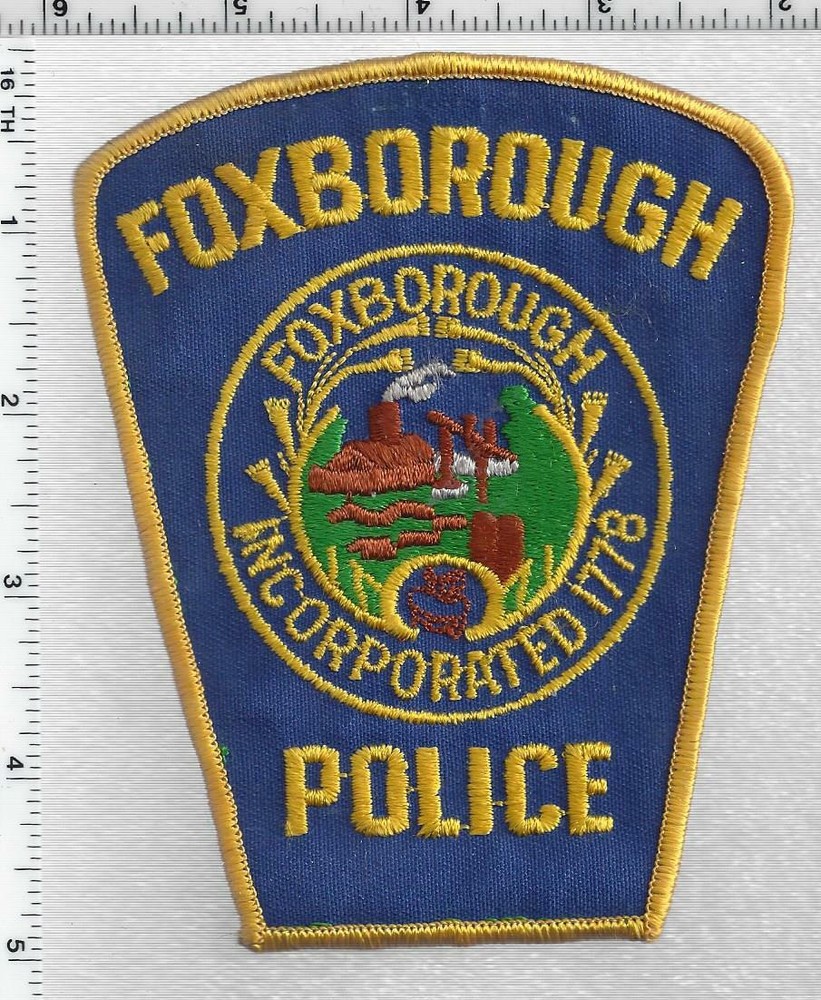 Foxborough Police (Massachusetts) 2nd Issue Shoulder Patch