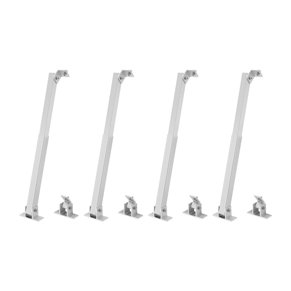 4pcs Universal Mount Brackets Adjustable Solar Panel Mounting Brackets SALEUS