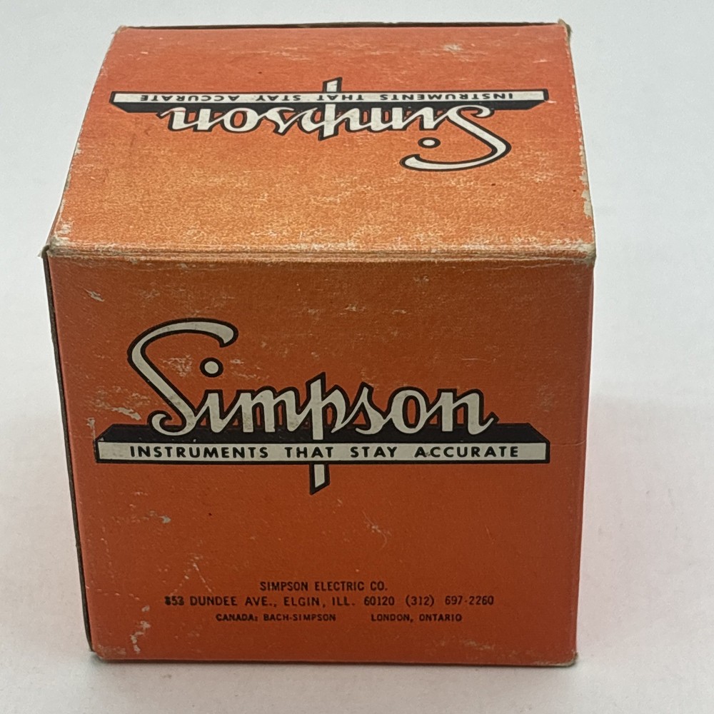 Vintage Simpson Standing Wave Ratio Gauge 05955 New In Box