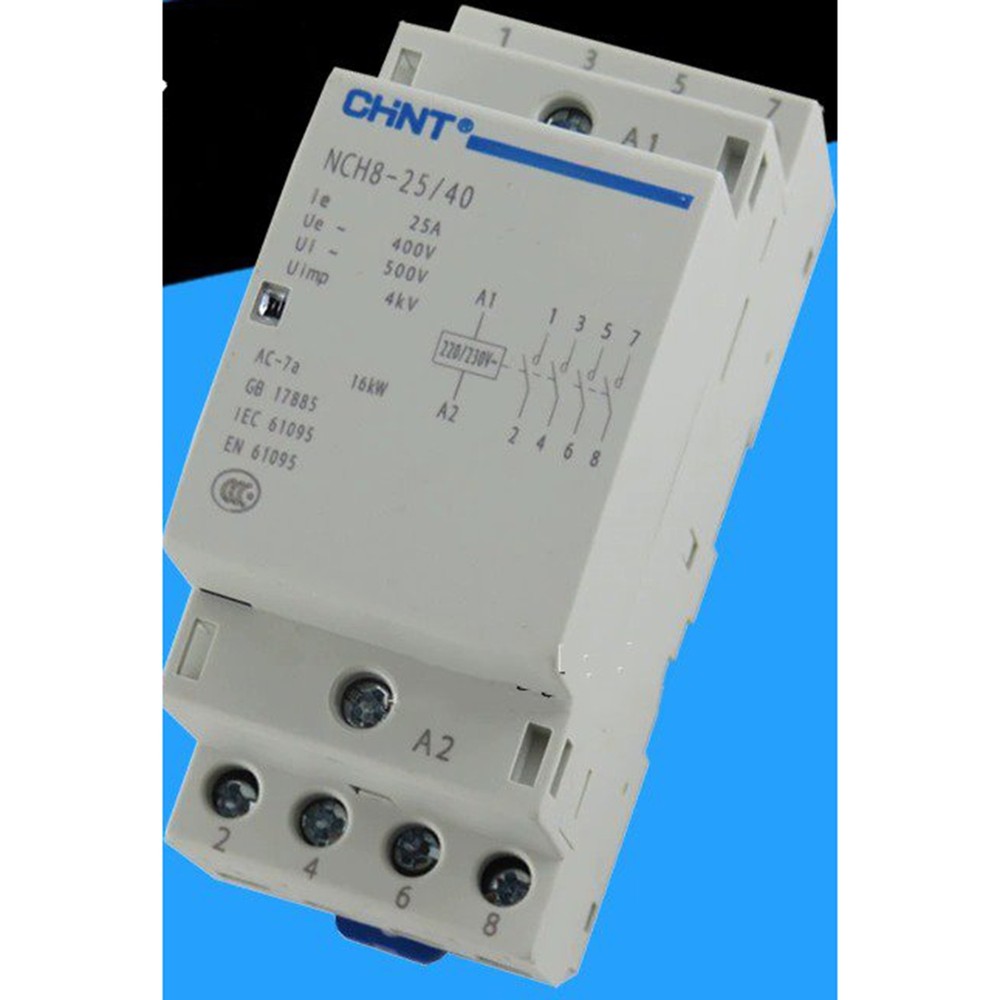 1piece New CHNT NCH8-25/40 220V AC Contactor Free ship #YP1