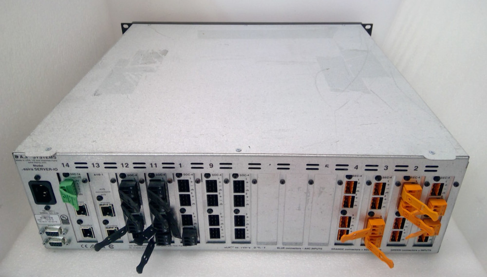 Biamp Systems Tesira SERVER-IO Digital Processor 5x SOC-4, 4x SEC-4 Modules