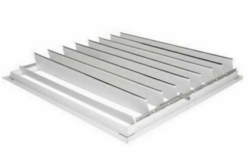 Automatic Ceiling Shutter for Whole House Fan Gravity Exhaust 32" x 32" White.