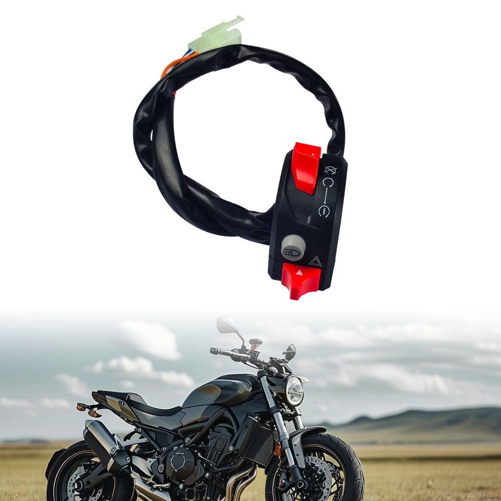 Handlebar Control Switch Start on Off Light Waterproof Emergency Lamp Switch