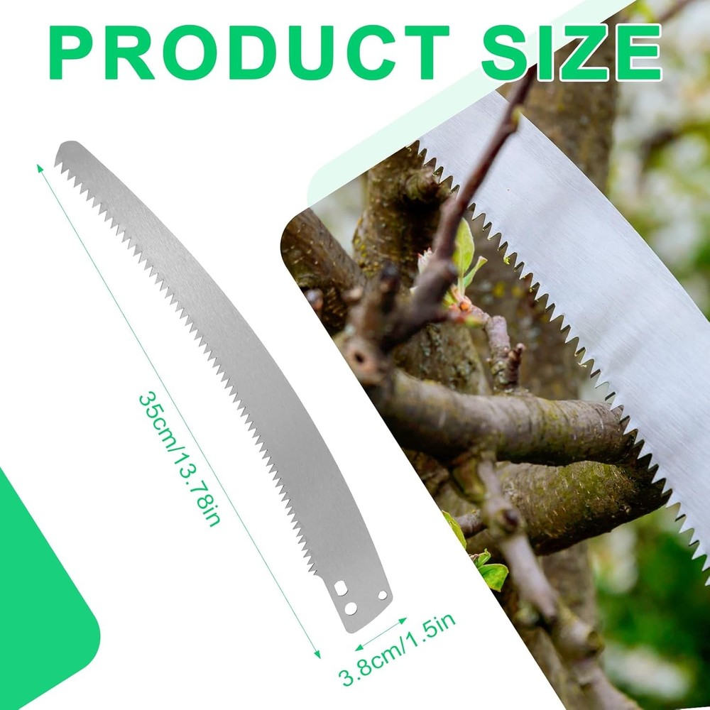 Pole Saw Blade, Steel Blade Replacement Silver Tree Pruner silver