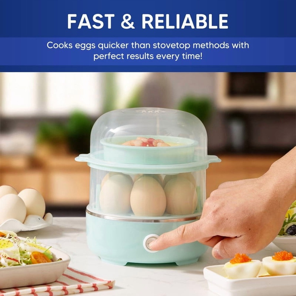 Cuisine EGC5251 Mg Automatic Easy Egg Cooker, 14 Eggs