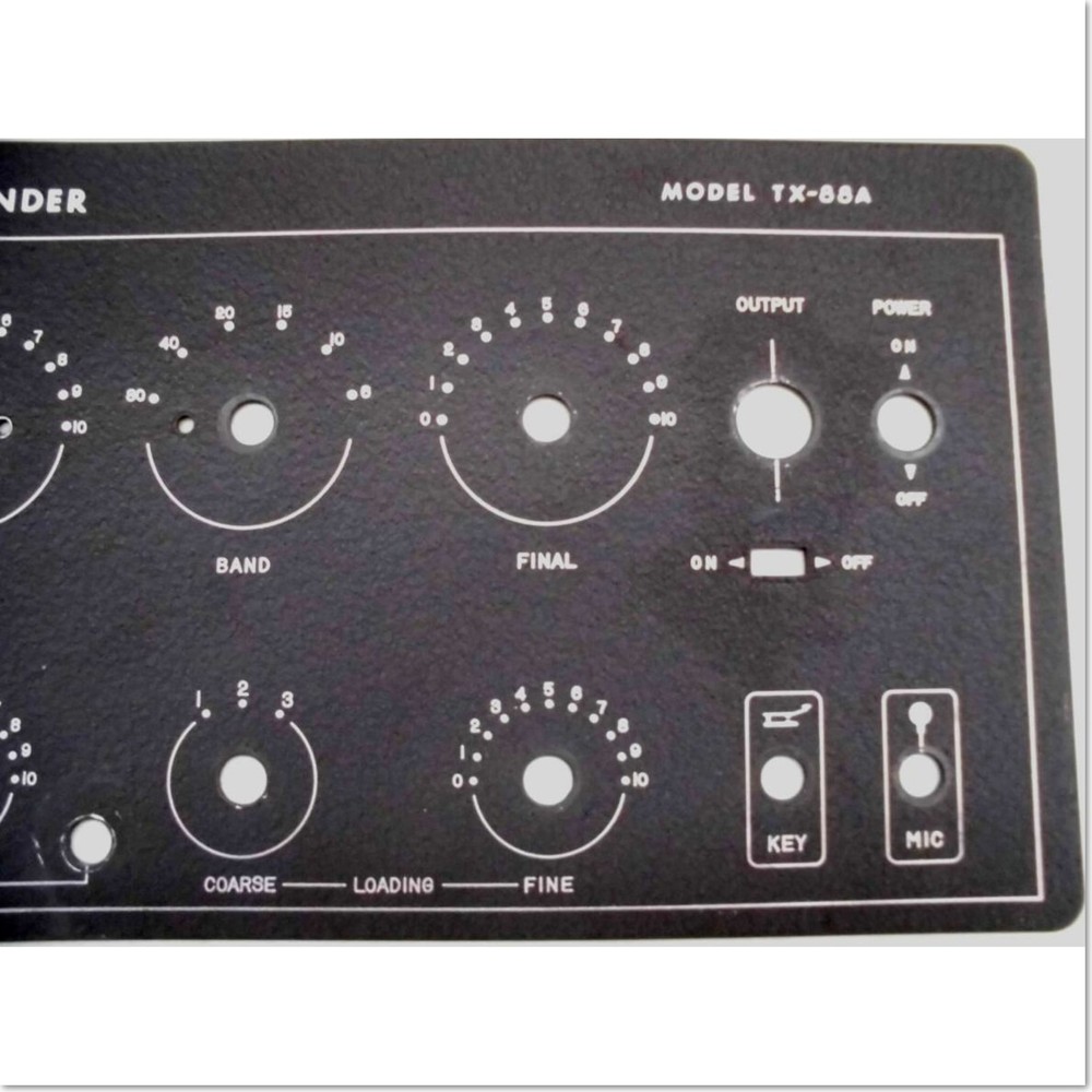 TRIO TX88A Front Panel Aluminum Used