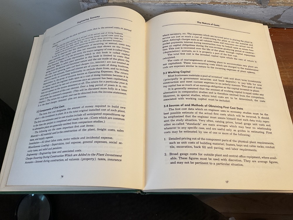 Engineering Economy Second Edition 1963 AT&Telegraph Co. Engineering Department