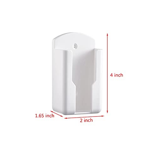 2 Pcs Wall Mount Remote Control Holder Media Player Controller Holder, Small