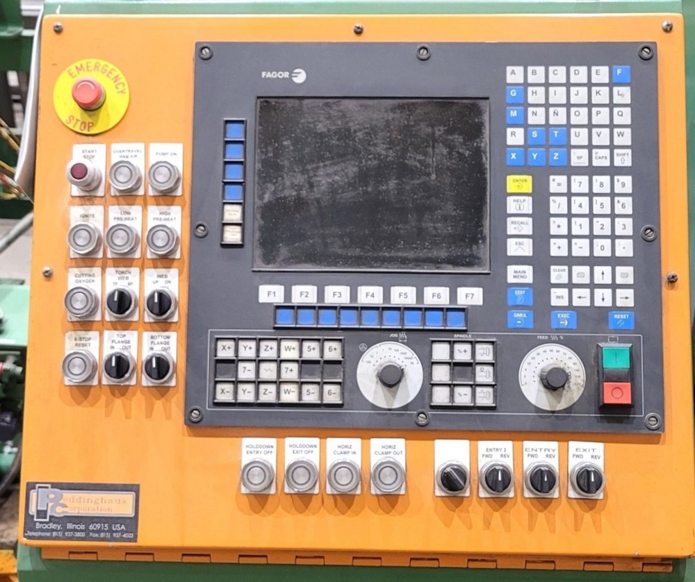 Peddinghaus ABCM 1250/3B CNC Automatic Profile Coping Machine