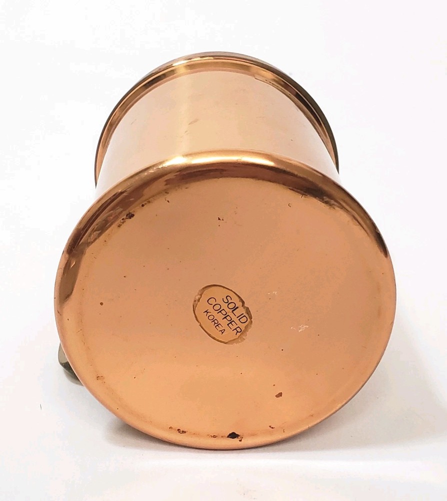 Vintage Solid Copper & Brass Cheese Shaker Made In Korea