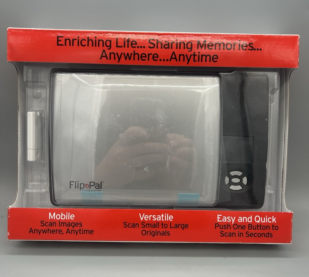 Flip Pal Mobile Scanner 100C Cordless Flatbed Scanner - Sealed