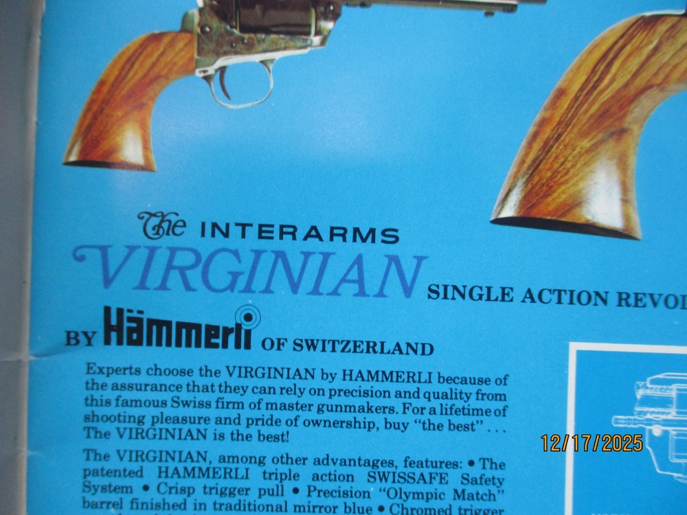 1975 INTERARMS High-End Catalog, Original
