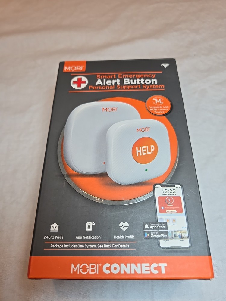 MOBI Smart Emergency Alert Button Personal Support System New 70278