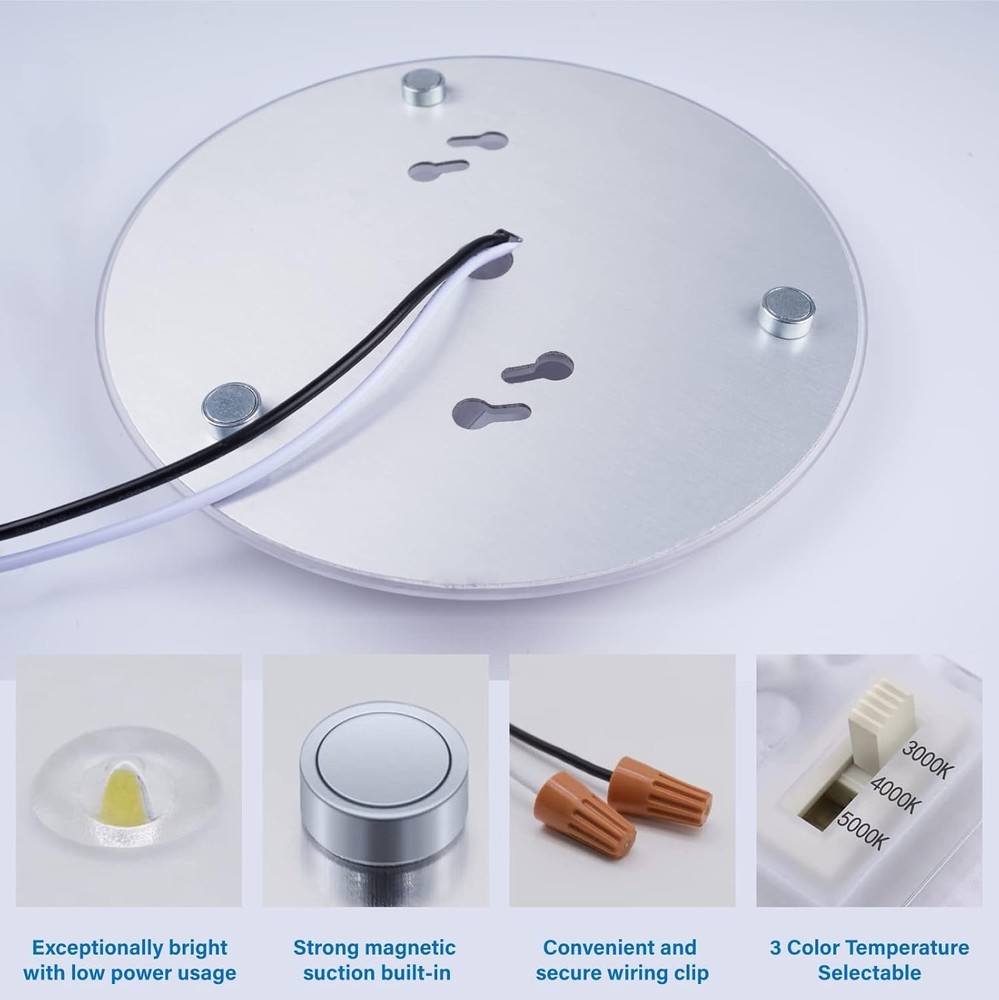 36W 2-Pack LED Light Engine: Dimmable Flush Mount with 3200 Lumens Brightness