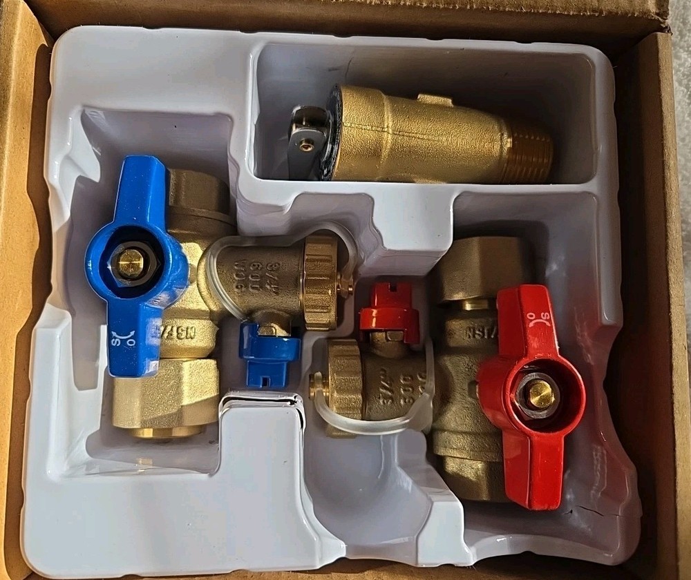 Rheem Brass Service Valves for Tankless Water Heaters RTG20326