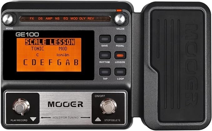 MOOER GE100 Multi-Effects Guitar Processor Pedal