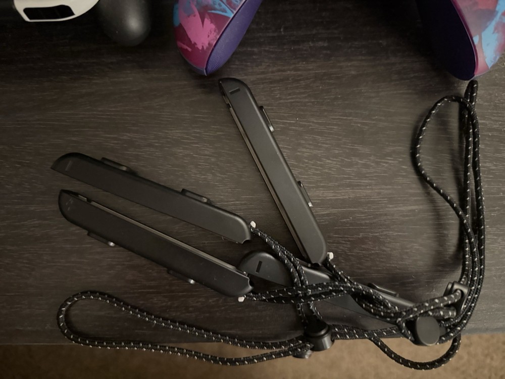 Nintendo Switch OLED Console Bundle with Joy-Con, Straps, Game Cartridges, Case