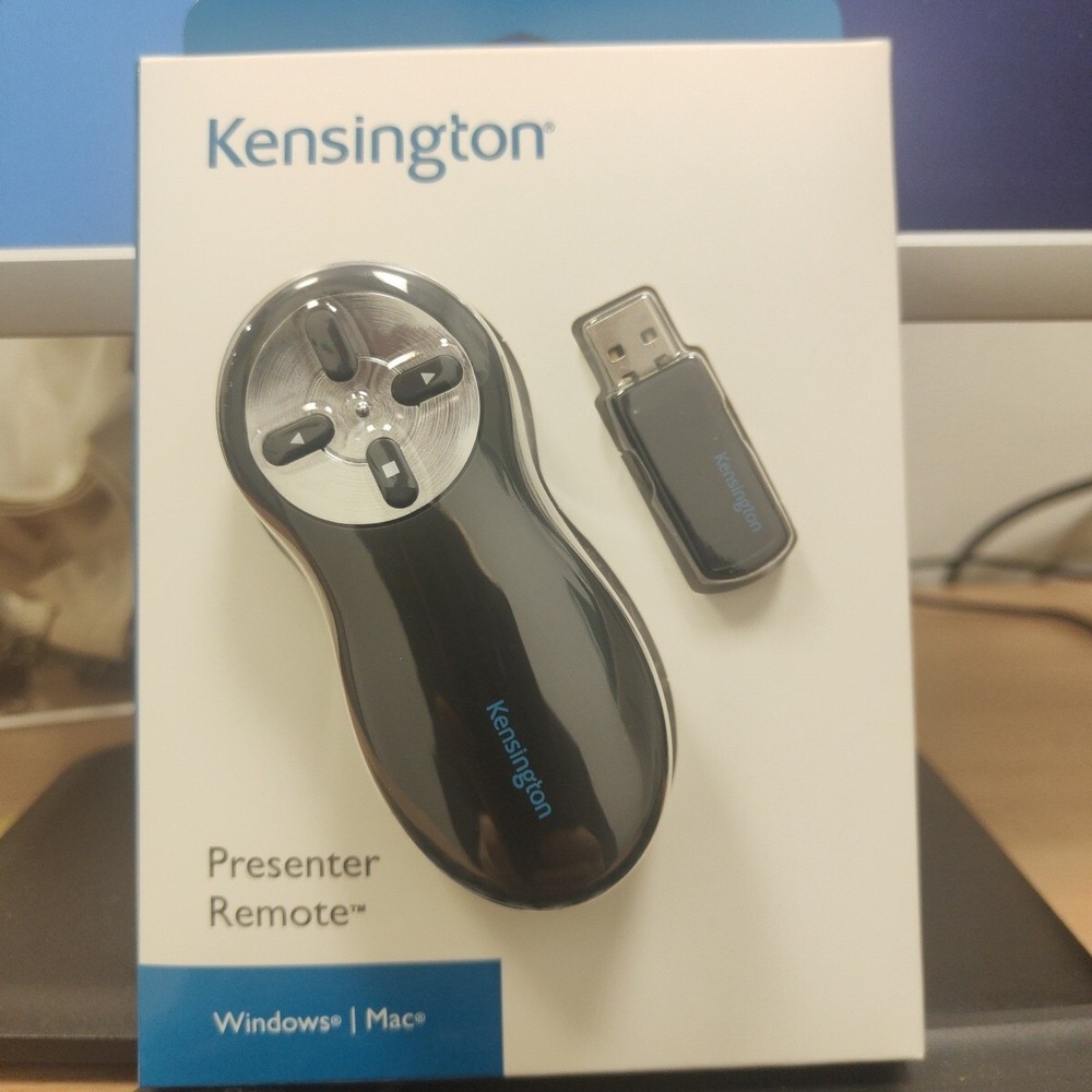 Kensington Wireless USB Presenter Black/Chrome K33373EU