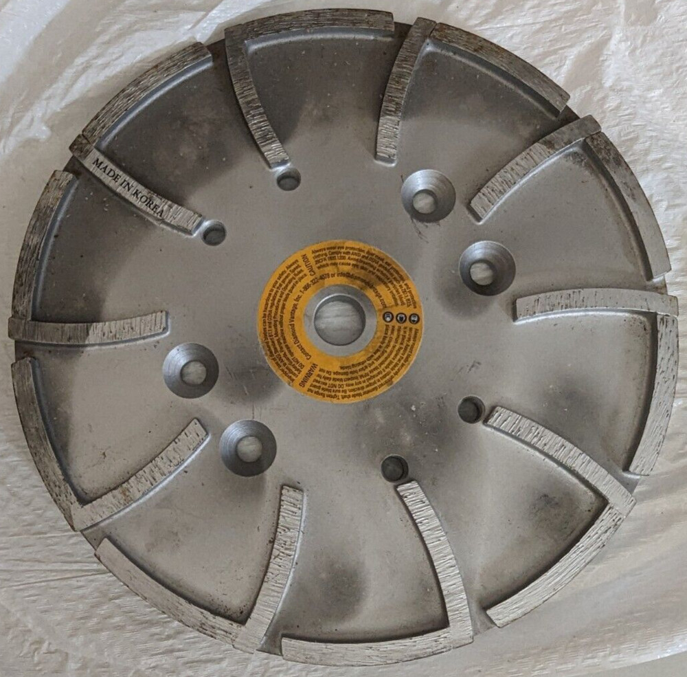NEW DIAMOND VANTAGE Floor Grinding Head 10 Segment Med Bond 10" DVCCM2001