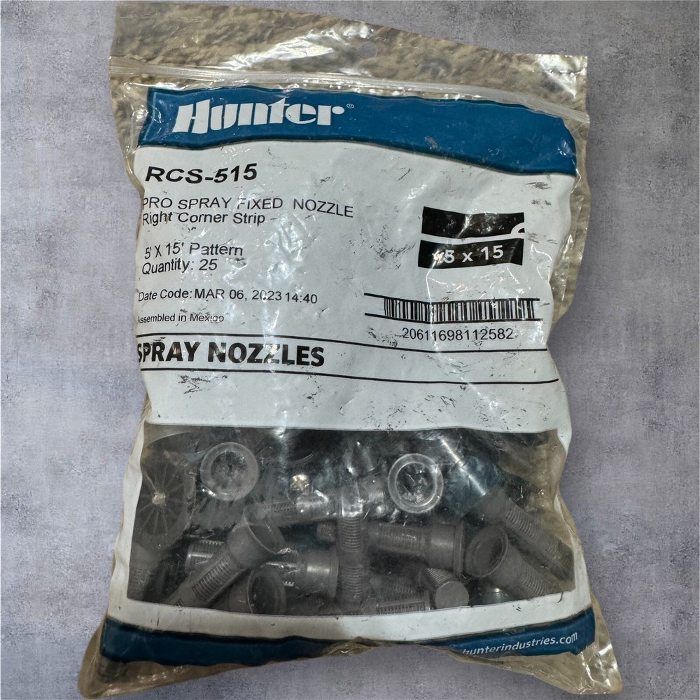 Hunter RCS-515 PRO Fixed Spray Nozzle | 5' x 15' | Right Corner Strip | 25-PACK