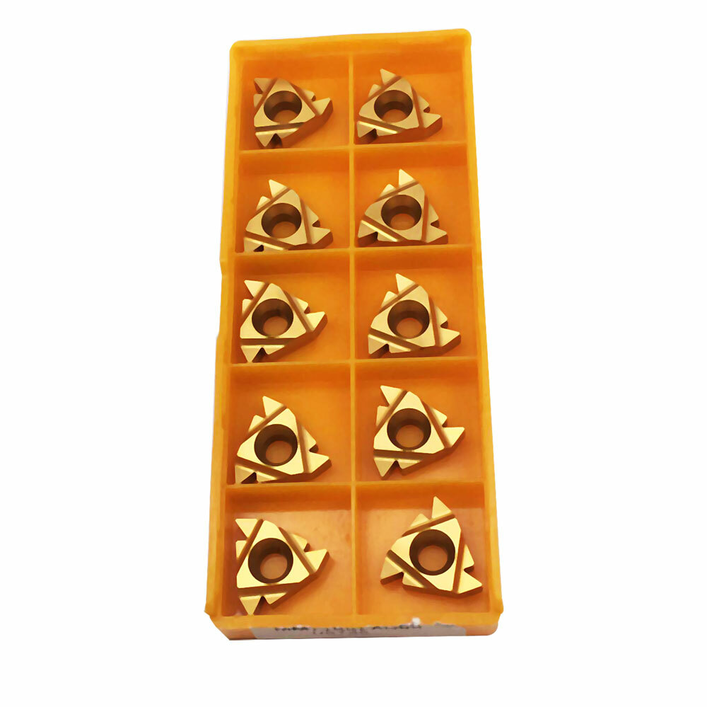 10pcs 16IR AG55 735 Internal Threading Carbide Insets Left 55° Thread angle