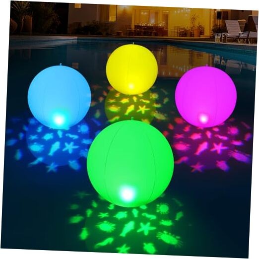 Floating Pool Lights5" Solar Pool Light that Float w/Patterns of 1 White