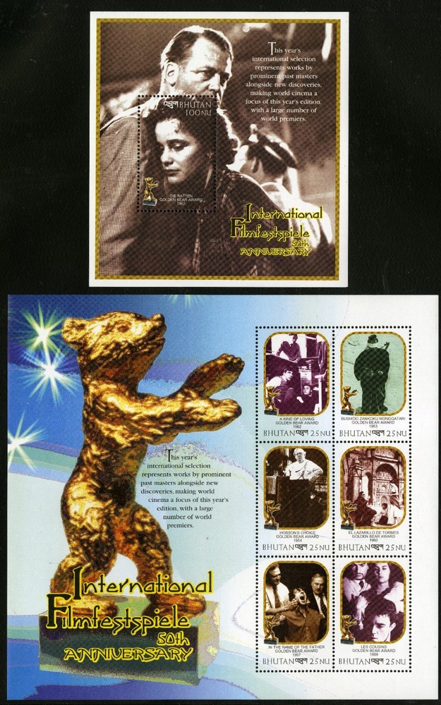 Bhutan   2000   Scott #  1309-1310    Mint Never Hinged Souvenir Sheet Set