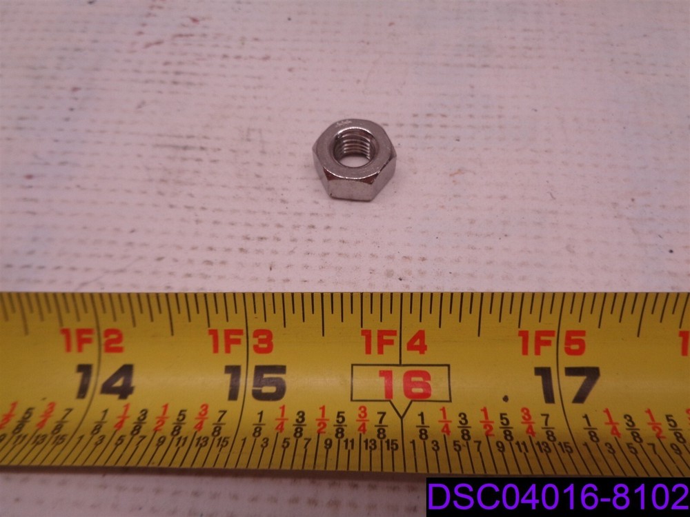 Qty = 850: Stainless Steel Fine Thread 5/16" Nut