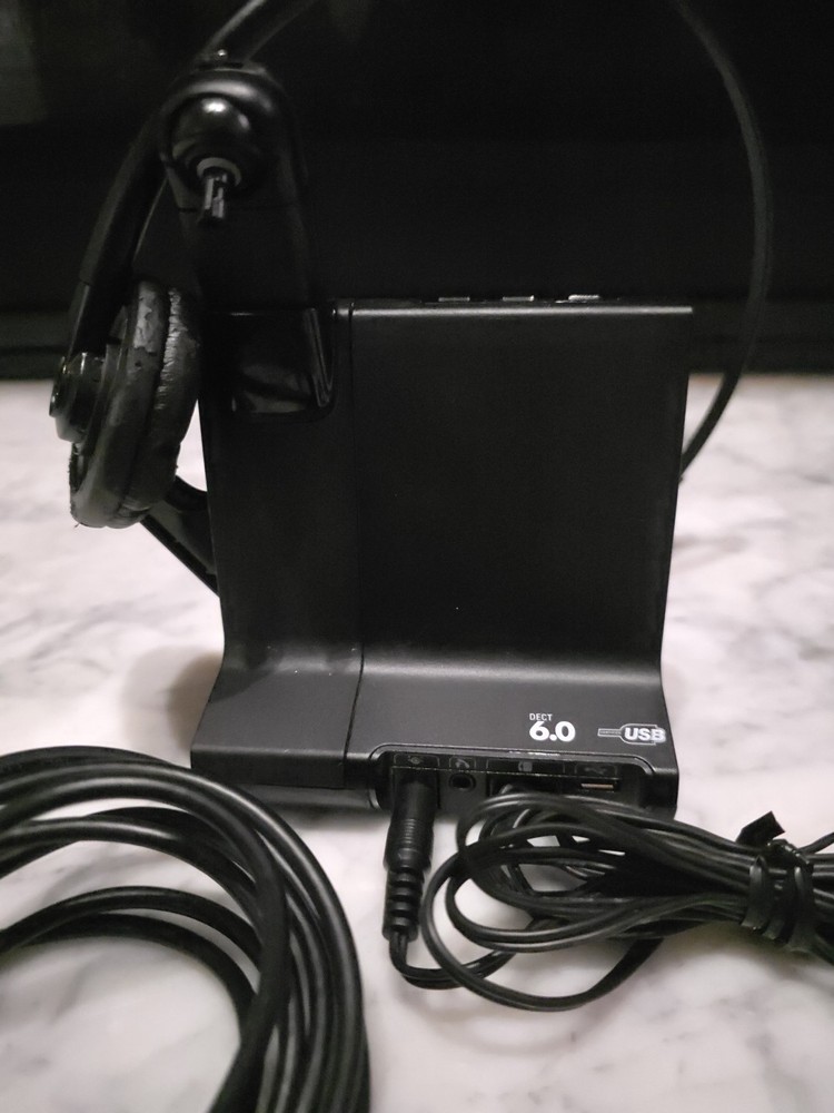 Plantronics W02 Intertek 81242 USB DECT 6.0 Wireless Bluetooth Headset Telephone