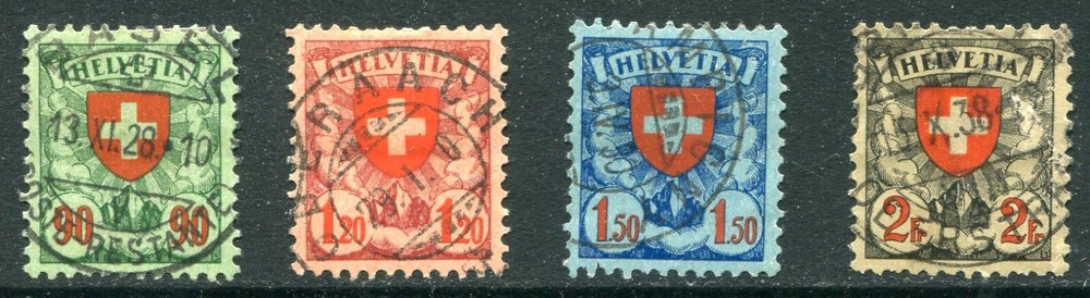 Switzerland 1924 Used #200-203