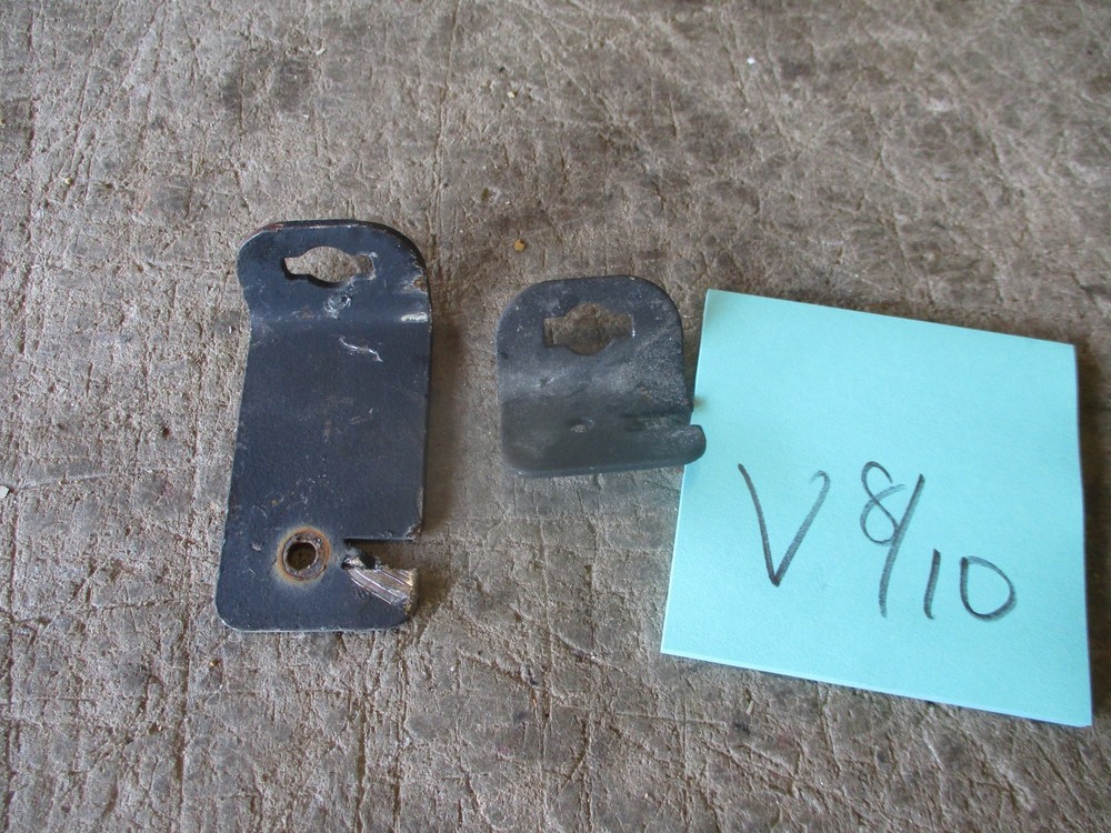 2 Used Washer Nozzle Mounting Brackets for Ibis Tek Knockout Windows in HMMWV