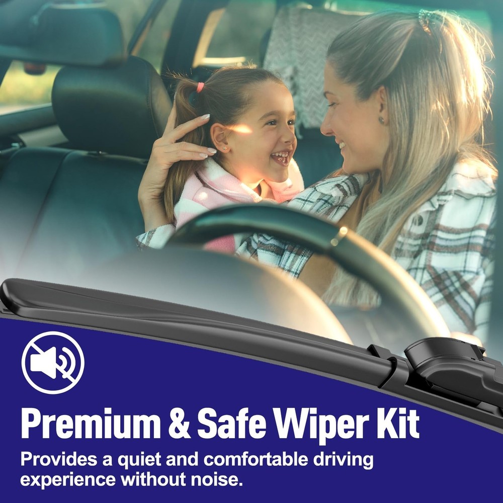 AJK Windshield Wiper Blade, OEM Quality Front Windshield Wipers for GMC Canyo...