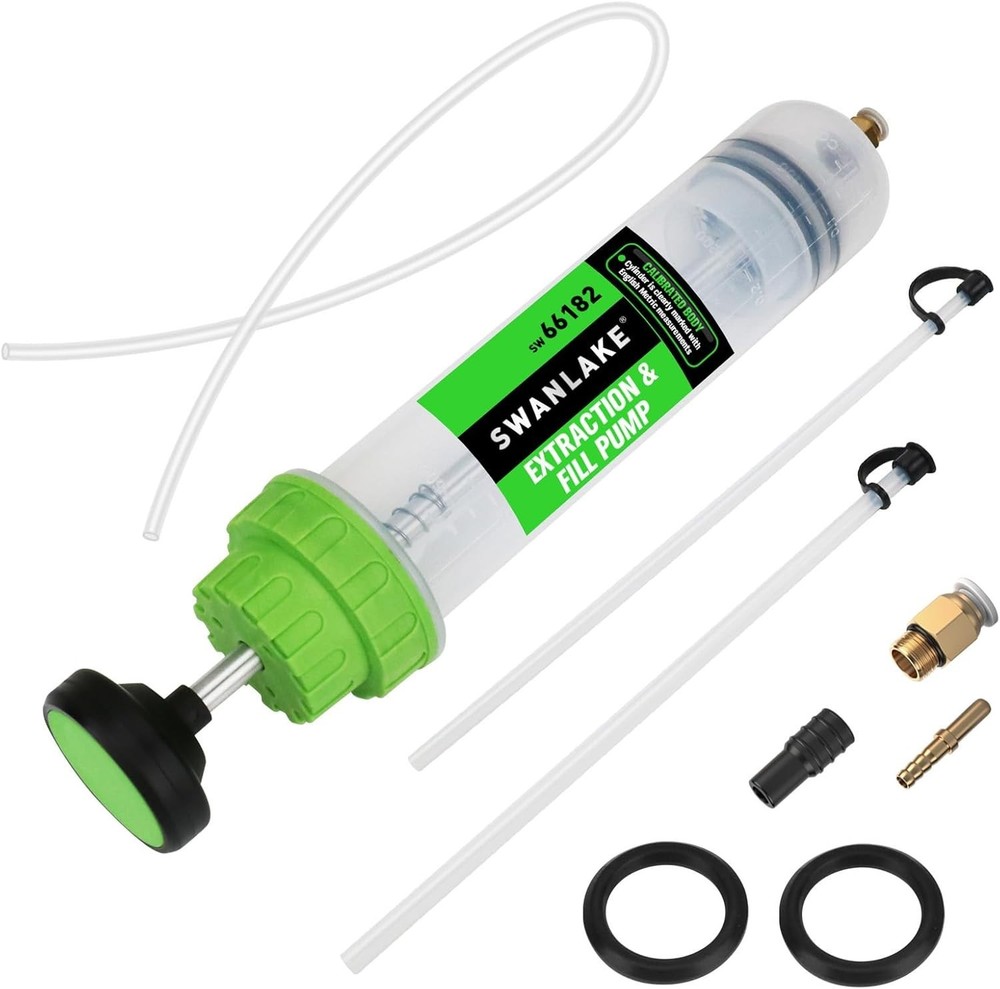 Heavy-Duty 500cc Fluid Extractor with Locking Connector - Ultimate Garage Tool