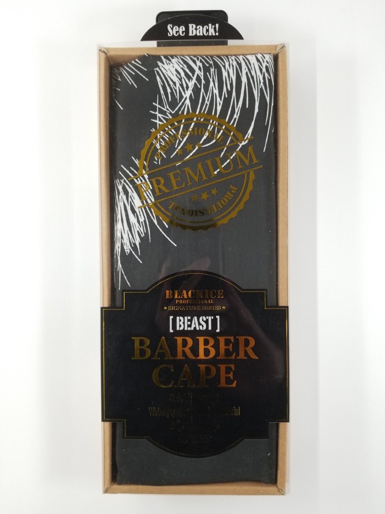BLACKICE Professional Premium Graphic Pattern Barber Cape-Beast