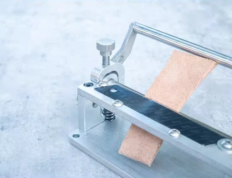 Handmade leather thinning machine, soft & hard leather belt scraping machine
