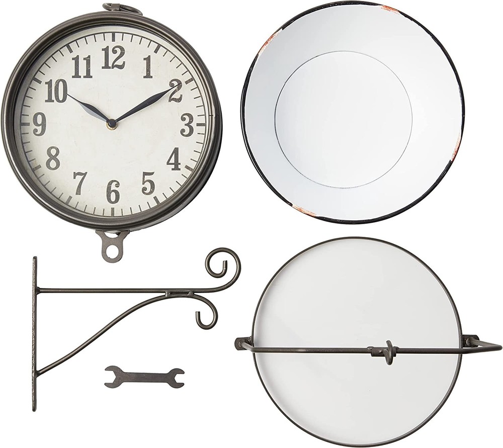 White Decorative Reproduction Scale Wall Clock