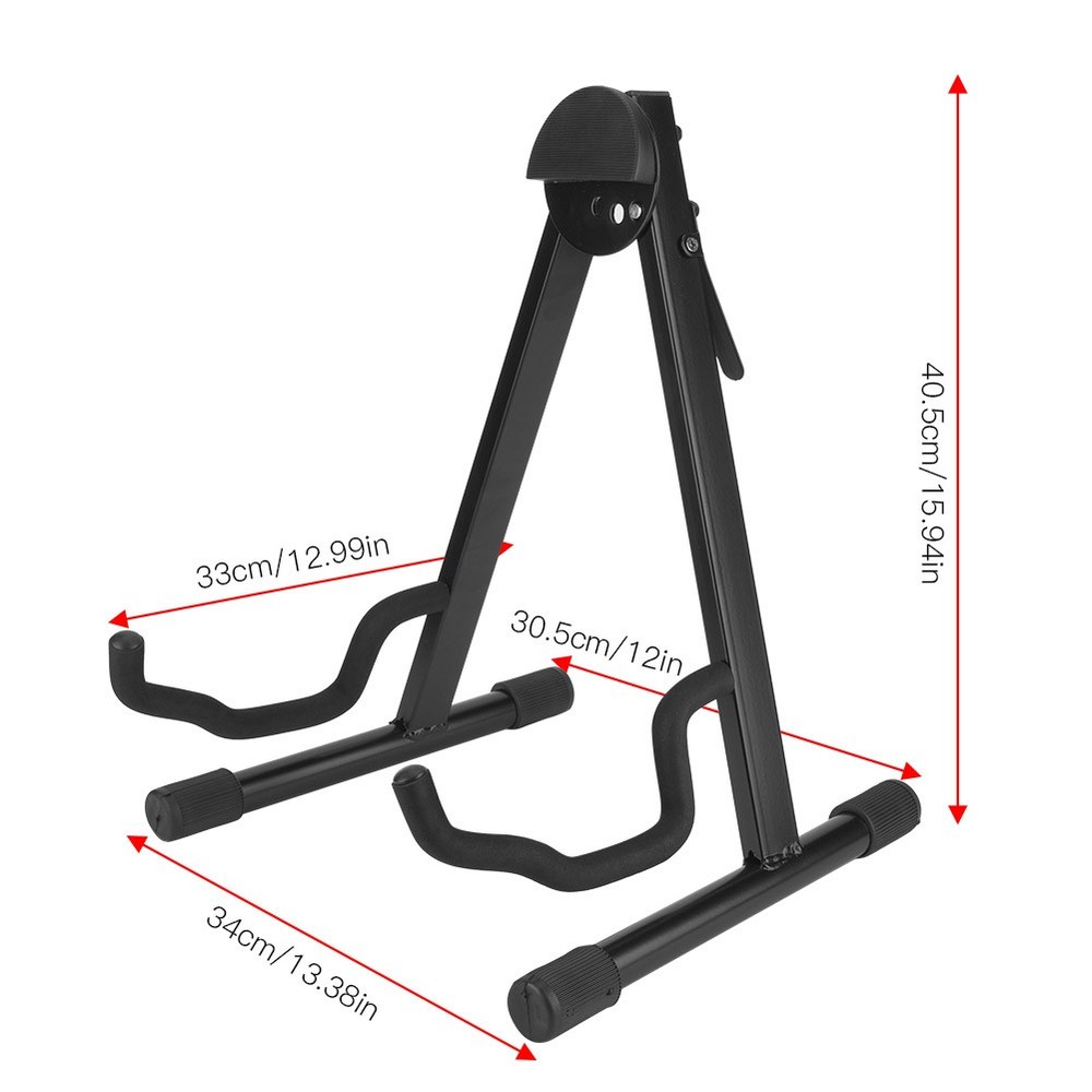 Black A Frame Adjustable Folding Cello Stand Support Musical Instrument WT
