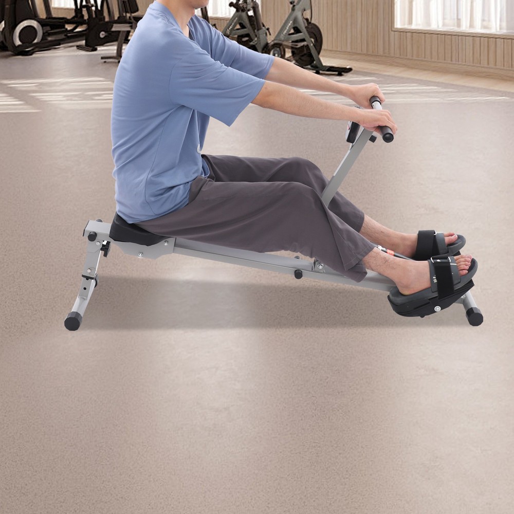 Rowing Machine Freestanding Adjustable Foldable Rowing Exercise Machine Fitness
