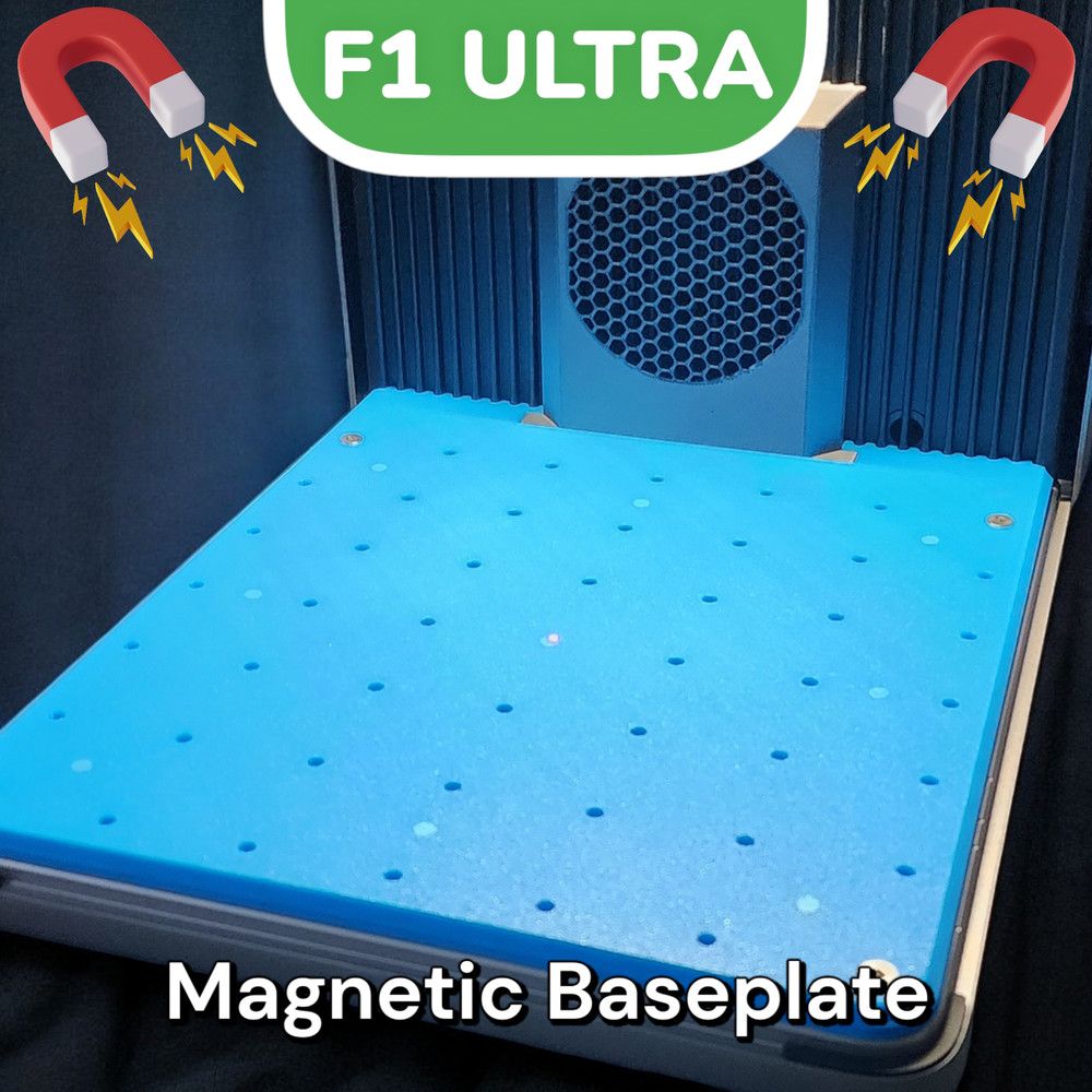 xTool F1 Ultra Compatible Magnetic Baseplate - Precision & Repeatable Alignment