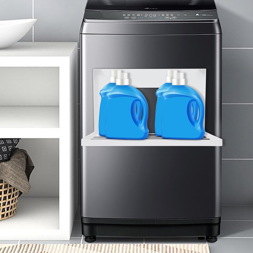 Magnetic Folding Shelf, Magnet Rack Mount on Washing Machine/Fridge Carbon Steel