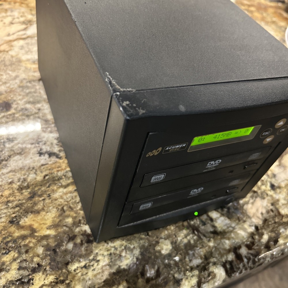 Acumen Disc 1 to 1 DVD CD Duplicator Standalone Copier Recorder System Tested