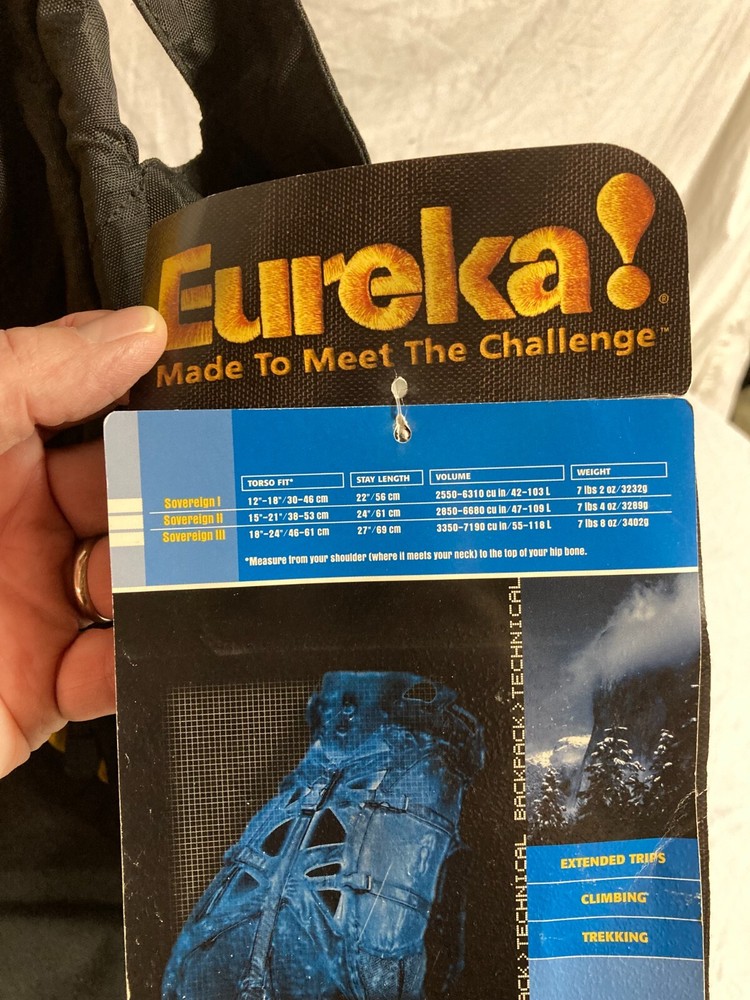 Eureka Soveriegn II internal frame back pack **NEW**
