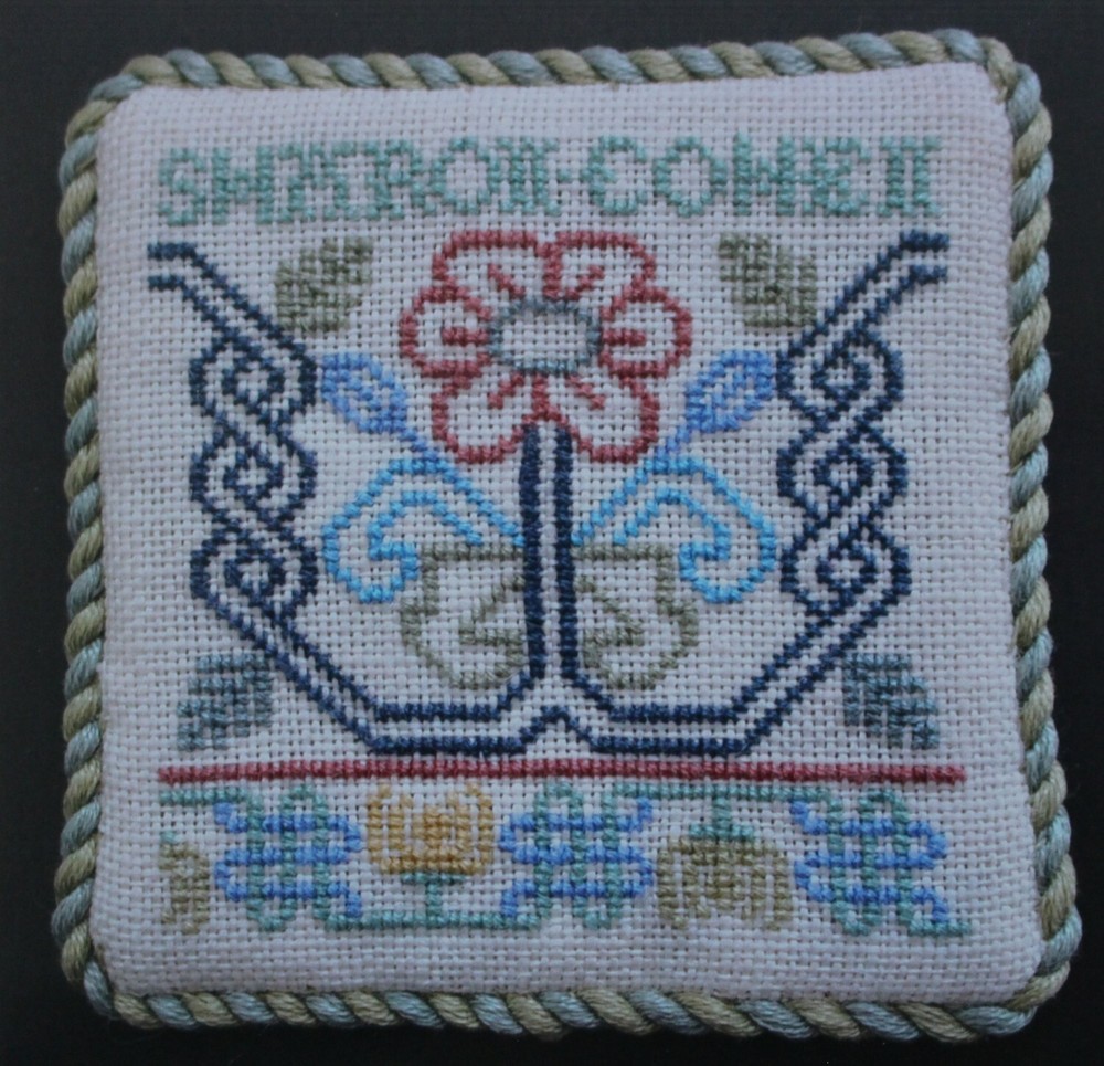 Tudor Rose Name Tag - by Nostalgic Needle