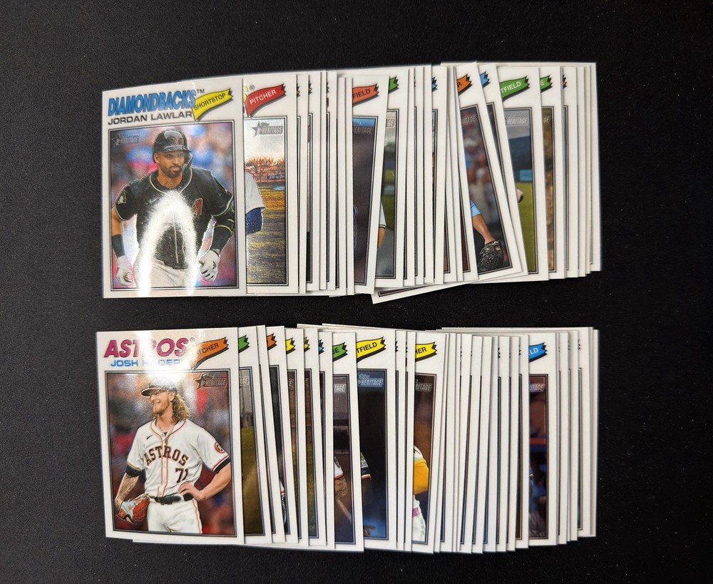 2026 Topps Heritage Baseball Base Chrome Parallel #1-200