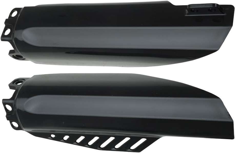 Acerbis Lower Fork Cover Set - Black - Fork / Shock Covers