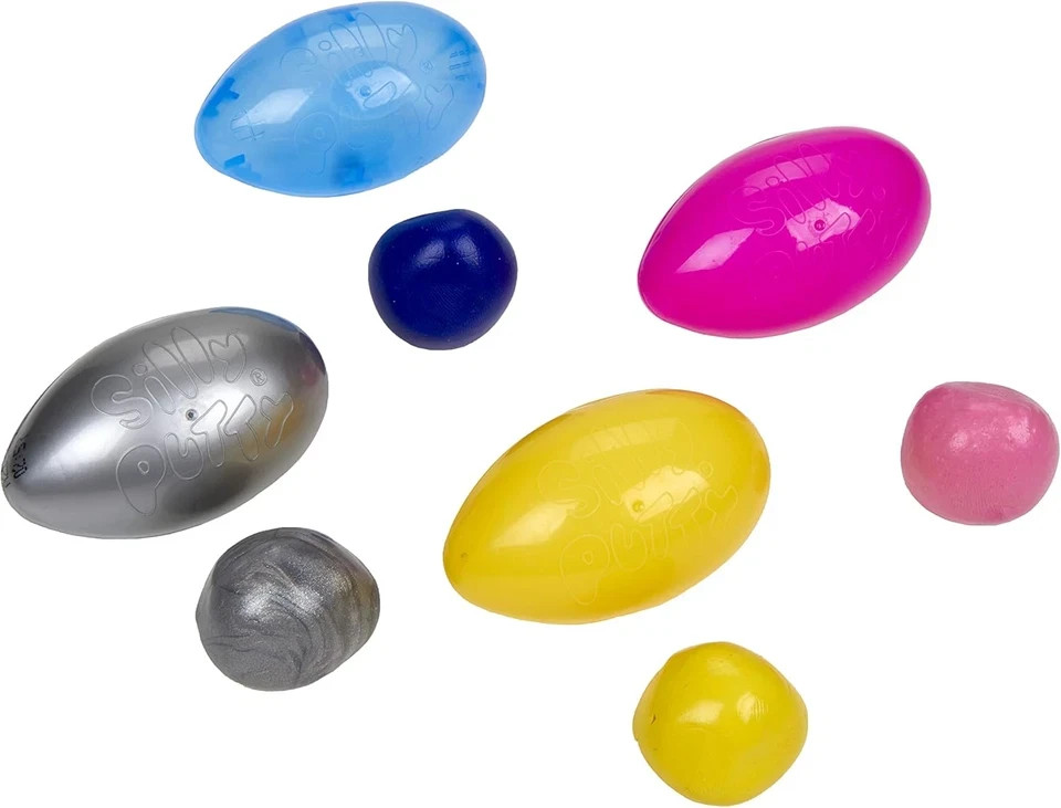Crayola Silly Putty Bulk Variety Pack (24Ct), Assorted Soft Sensory Putty, Kids