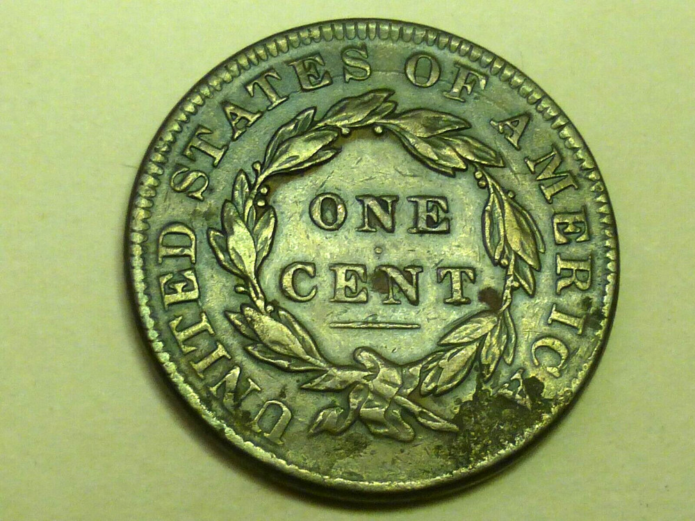 1834 LARGE CENT VF-XF